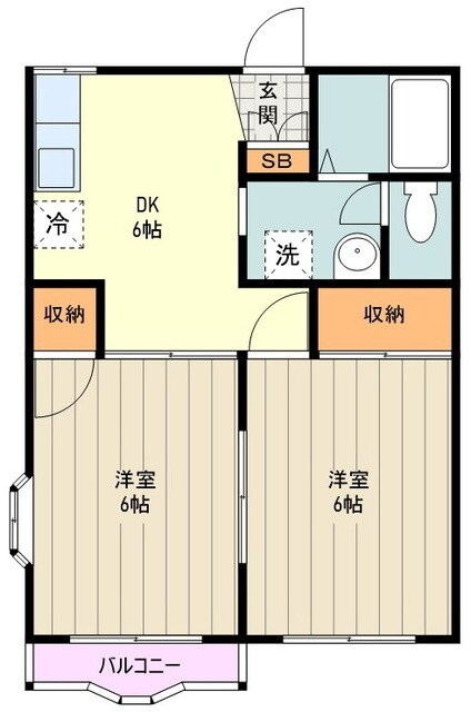 アネックス壱番館の物件間取画像
