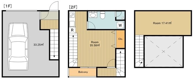 un villa八王子(ガレージハウス)の物件間取画像