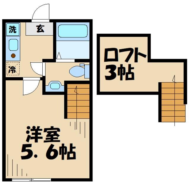 イシュガルド八王子の物件間取画像