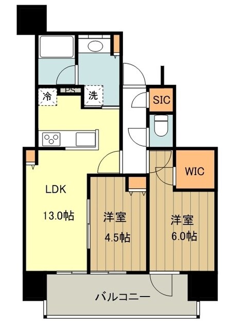 シティタワー国分寺ザ・ツインイーストの物件間取画像