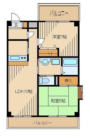 久野第三ビルの物件間取画像