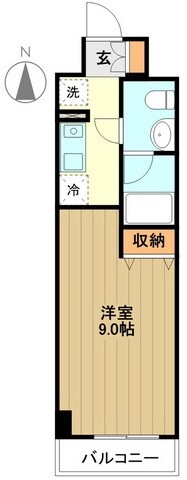 ヴェルデスの物件間取画像
