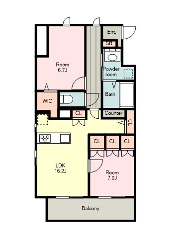 コートデルトゥール昭島の物件間取画像