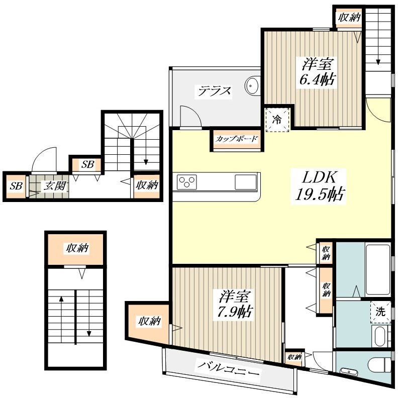 ルミエスタ小金井の物件間取画像