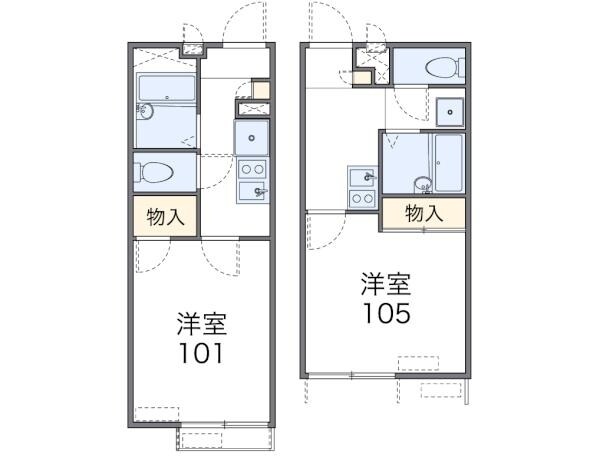 レオパレスSmile Lifeの物件間取画像