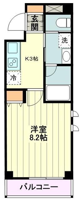 レジス立川高松町の物件間取画像