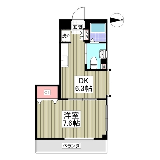 第三ハヤブサマンションの物件間取画像