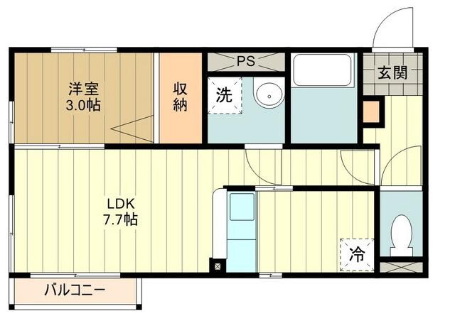 アムールアムールの物件間取画像