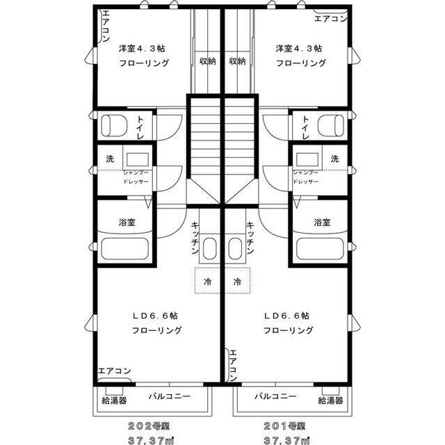 ベルリビオントキワの物件間取画像
