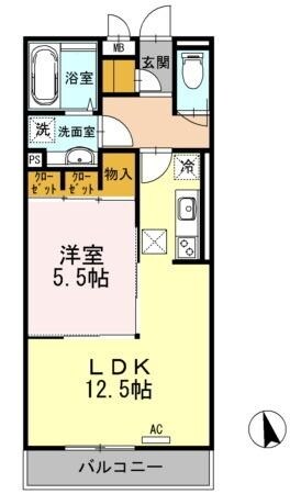 Avancer Akaneの物件間取画像