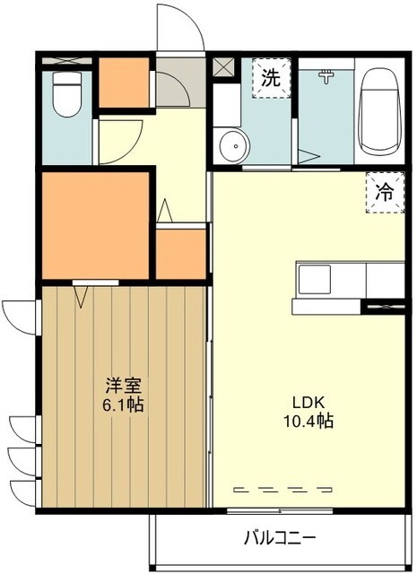 セントラルコート昭島の物件間取画像