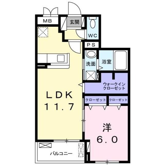 サフィア花小金井の物件間取画像
