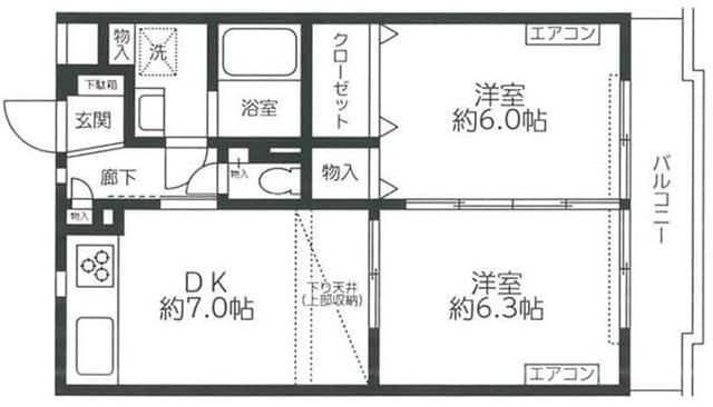 レジディア吉祥寺の物件間取画像
