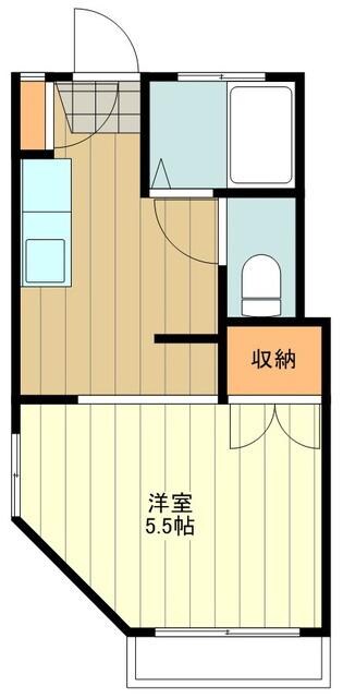 ウエル国立の物件間取画像