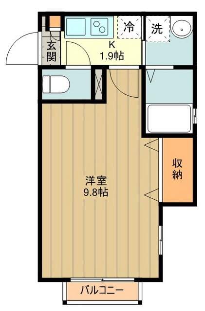 エイコーンアンドサンフラワーの物件間取画像
