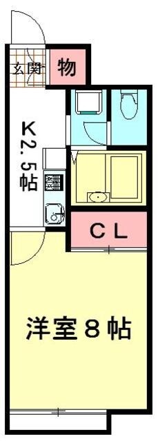レオネクストフィエールIIの物件間取画像