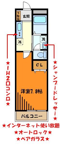 エルメゾンYOUの物件間取画像