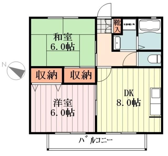クレスト・コートの物件間取画像