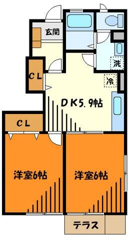 フォ-レストの物件間取画像