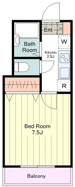 プラウディアの物件間取画像