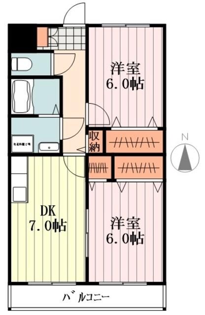 ルーラル大神の物件間取画像