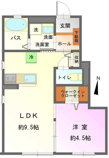 Famille Cosmosの物件間取画像