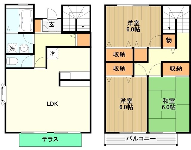 ロイヤルガーデン壱~七番館の物件間取画像