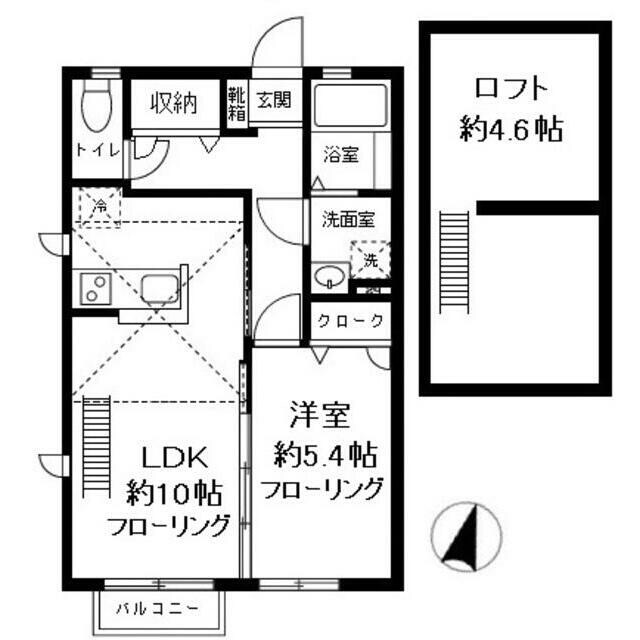 メゾン・ド・ソレイユの物件間取画像