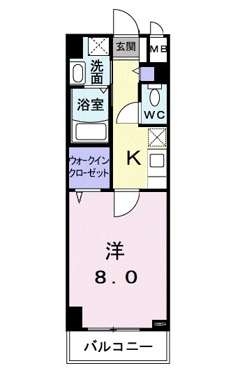 グランクレシアの物件間取画像