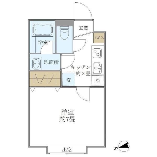 as Cabinsの物件間取画像