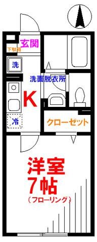 グランクェイルの物件間取画像