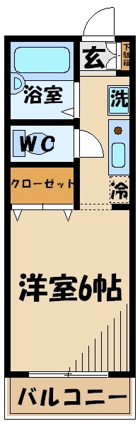 トゥインクルコート大町 5番館の物件間取画像