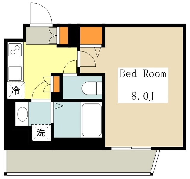 ルクレ上北沢ルネサンスコートの物件間取画像