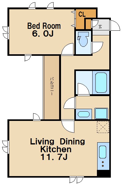 CoCo Terraceの物件間取画像