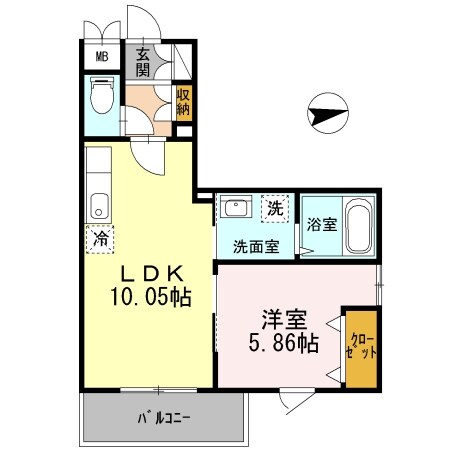 ナチュール浜田山の物件間取画像