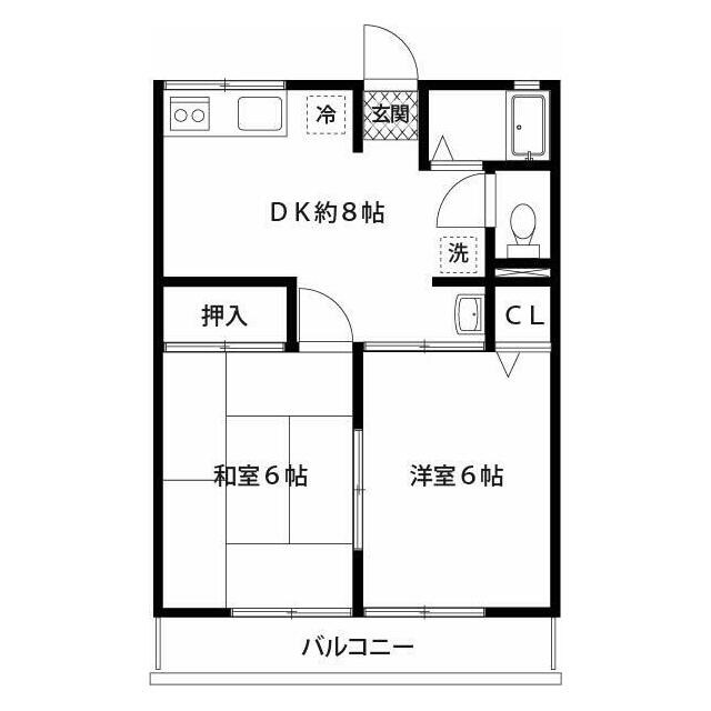 西大泉壱番館(ニシオオイズミイチバンカン)の物件間取画像