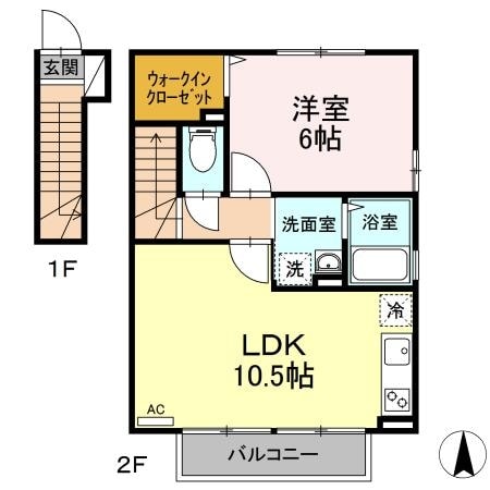 ベルクウッドの物件間取画像