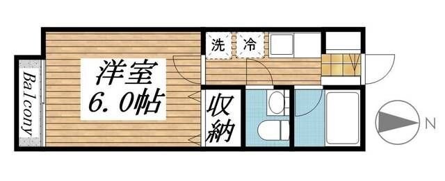 赤堤エスタシオンの物件間取画像
