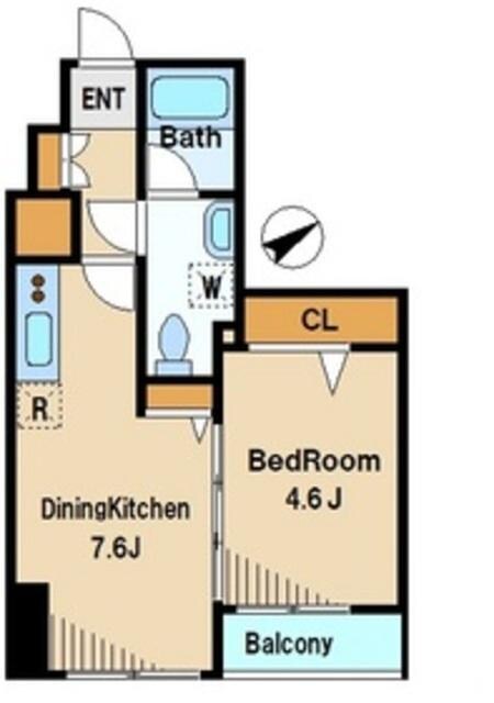 ドゥーエ東高円寺の物件間取画像