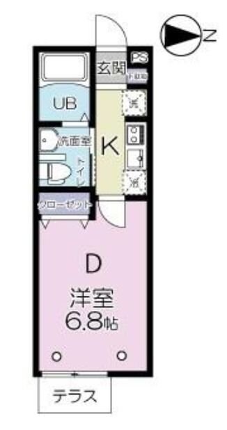 グランビル清水の物件間取画像
