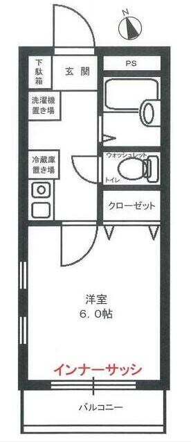 ウイングウエストの物件間取画像