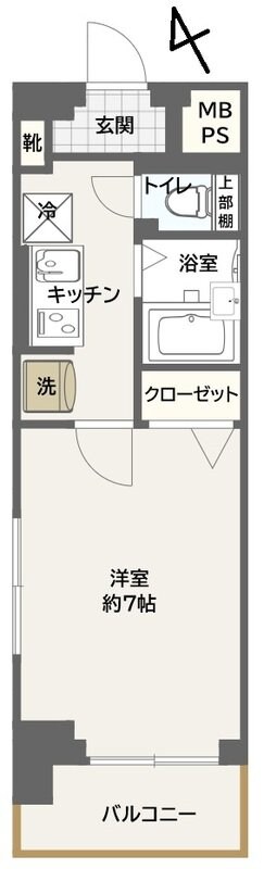 GENOVIA吉祥寺通りEASTの物件間取画像