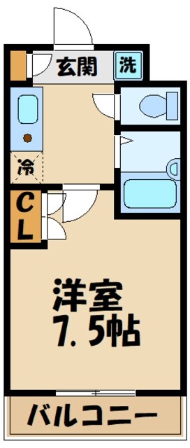 ルイーネ調布の物件間取画像