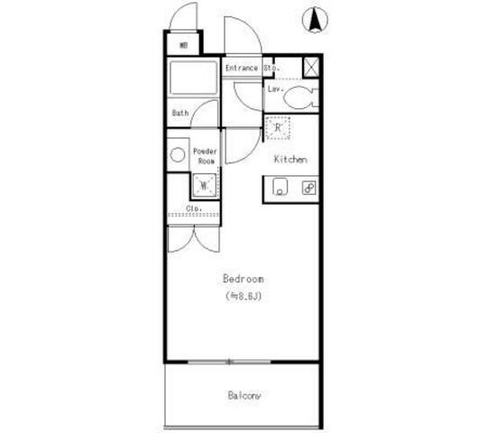 ソレアード武蔵野の物件間取画像