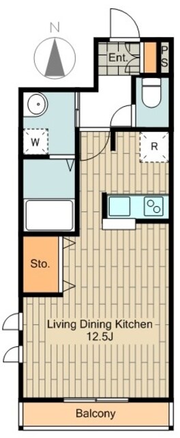 KIRIE MAISON国立(キリエマンションクニタチ)の物件間取画像