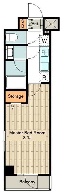 ディアレイシャス武蔵関の物件間取画像
