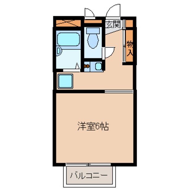 レオパレスプラクトピアの物件間取画像