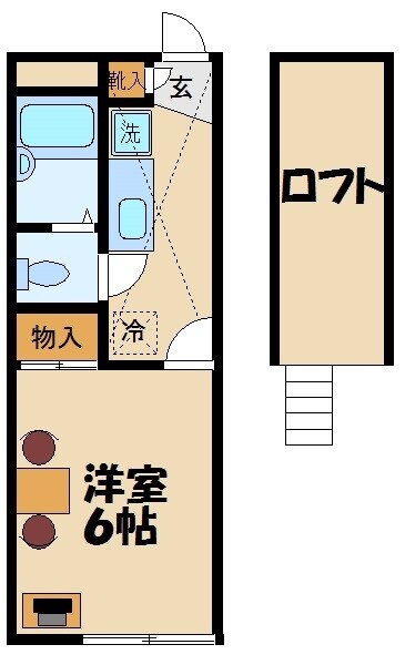 レオパレスプランドールの物件間取画像