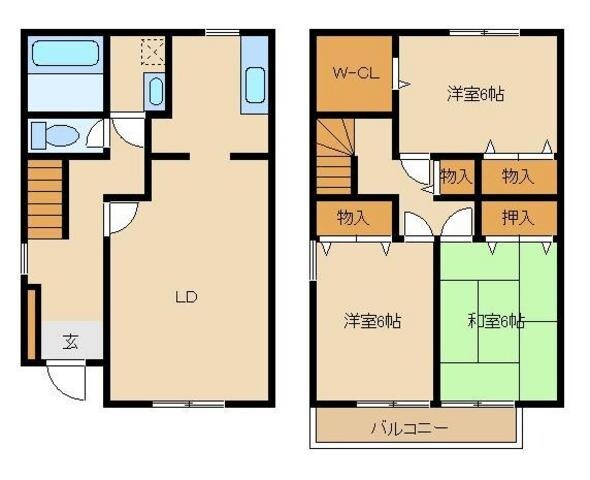 ロイヤルガーデン2番館の物件間取画像
