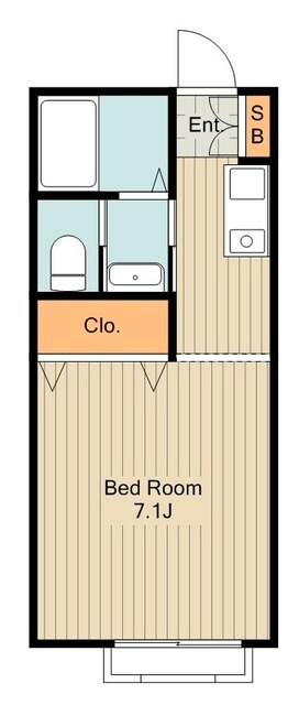 ヴェルデュール国立の物件間取画像